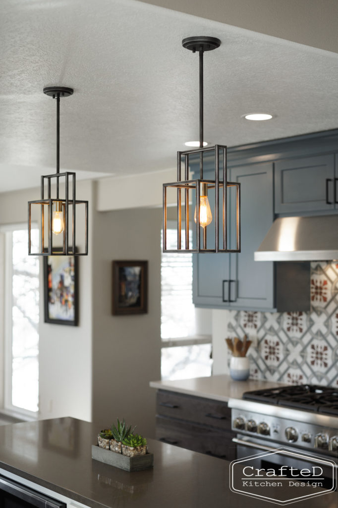 decorative pendant lights above kitchen island spokane kitchen design