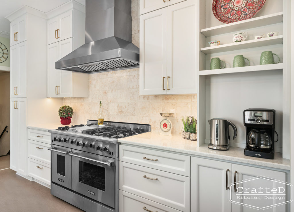 traditional large black and white kitchen with coffee bar station spokane cda kitchen remodel